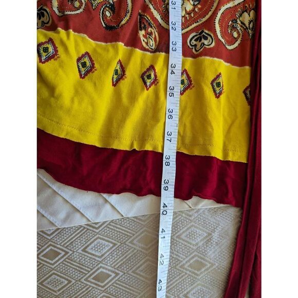 Desigual sleeveless knit tank dress sz sm euc red yellow and blue - Picture 6 of 6